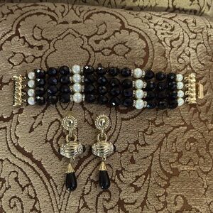 Vintage bracelet with matching earrings